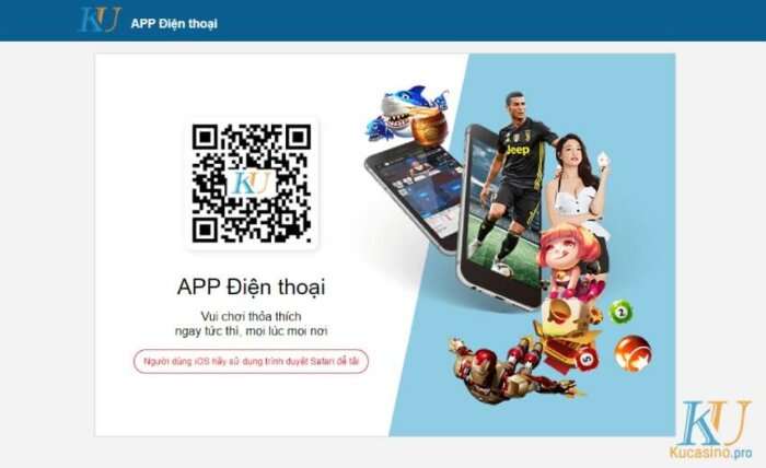 App giả mạo Ku casino khiến người chơi hoang mang