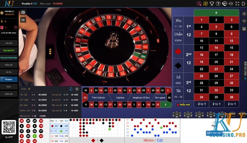 Một trò chơi có cách đánh rất đơn giản trong sòng bài online Ku Casino chính là vòng quay Roulette