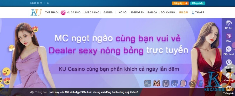 Một trang web cờ bạc online rất nổi tiếng tại Việt Nam chính là Ku Casino.