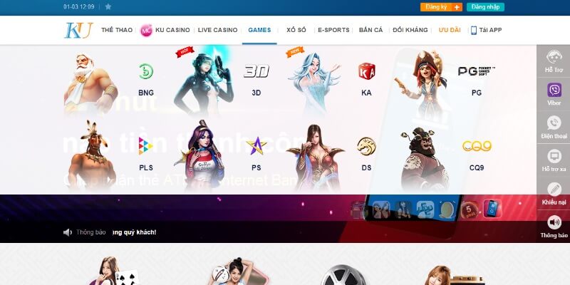 Những tựa game từ truyền thống đến hiện đại đã được tích hợp tại Kubet