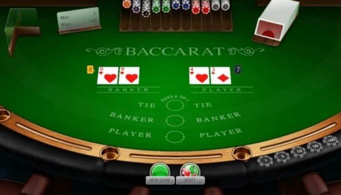 Có những thế bài như thế nào trong trò chơi Baccarat