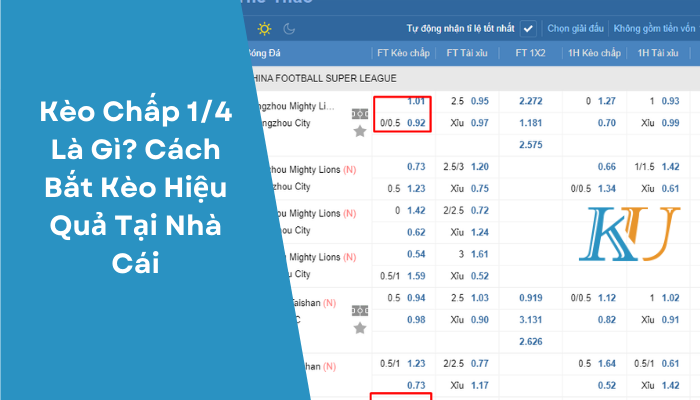 Kèo Chấp 14 Là Gì Cách Bắt Kèo Hiệu Quả Tại Nhà Cái