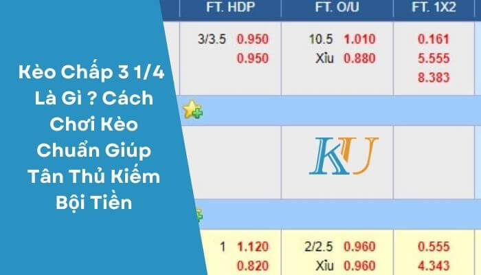 Kèo Chấp 3 14 Là Gì Cách Chơi Kèo Chuẩn Giúp Tân Thủ Kiếm Bội Tiền (1)