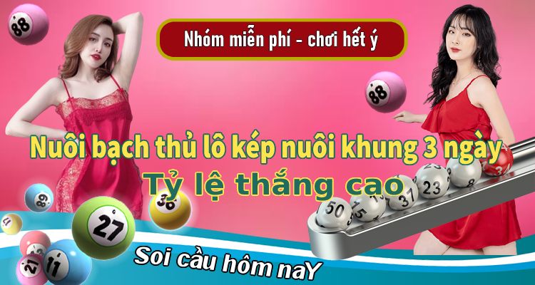 Nuôi bạch thủ lô kép nuôi khung 3 ngày tỷ lệ thắng cao